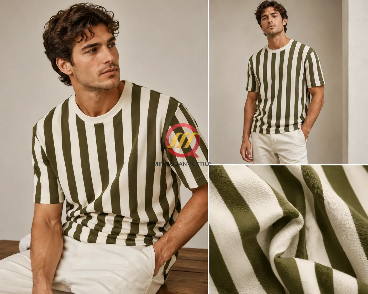 MQ Premium Stripe™ Interlock 240gsm