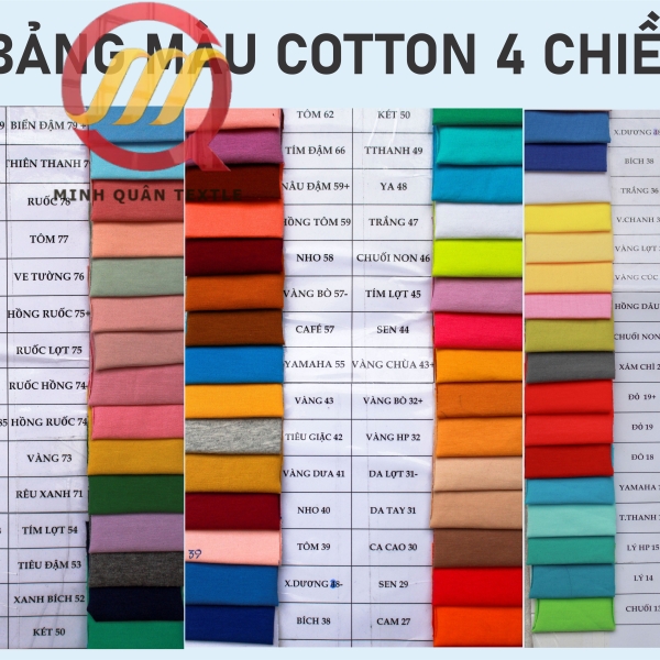 Vải Cotton 4 Chiều 