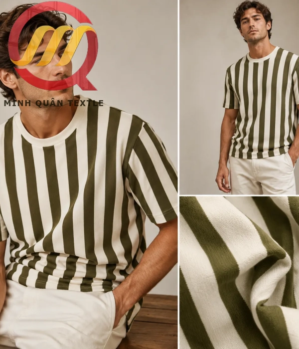 MQ Premium Stripe™ Interlock 240gsm