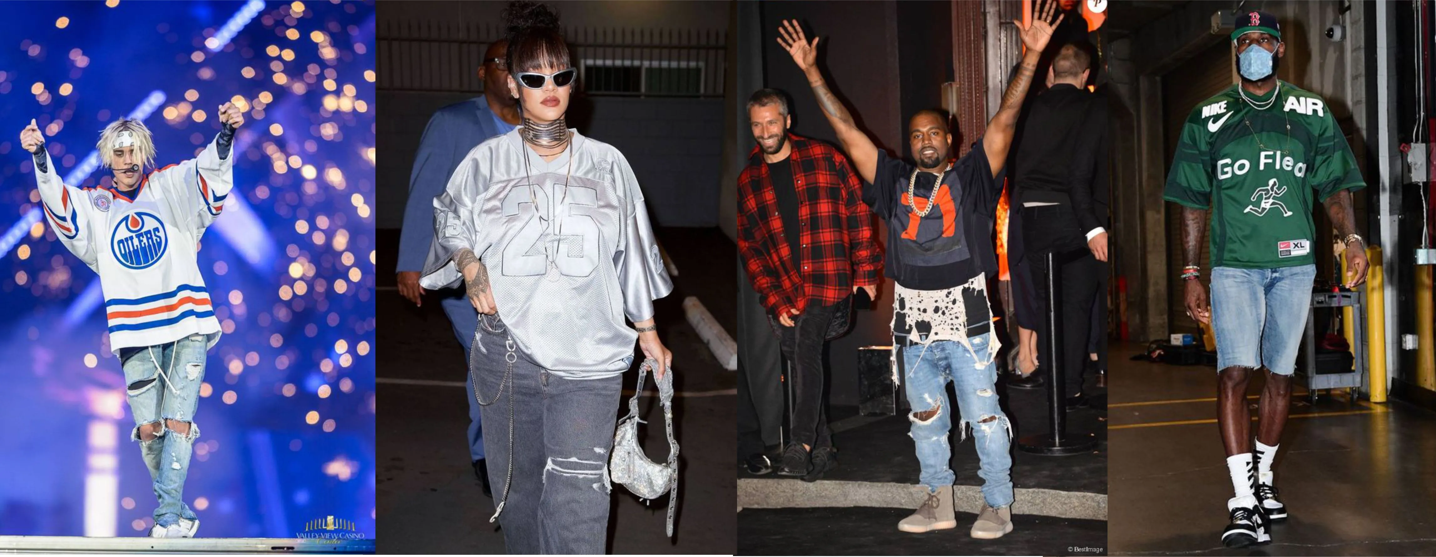 Jersey sport oversize xu hướng thời trang 2024