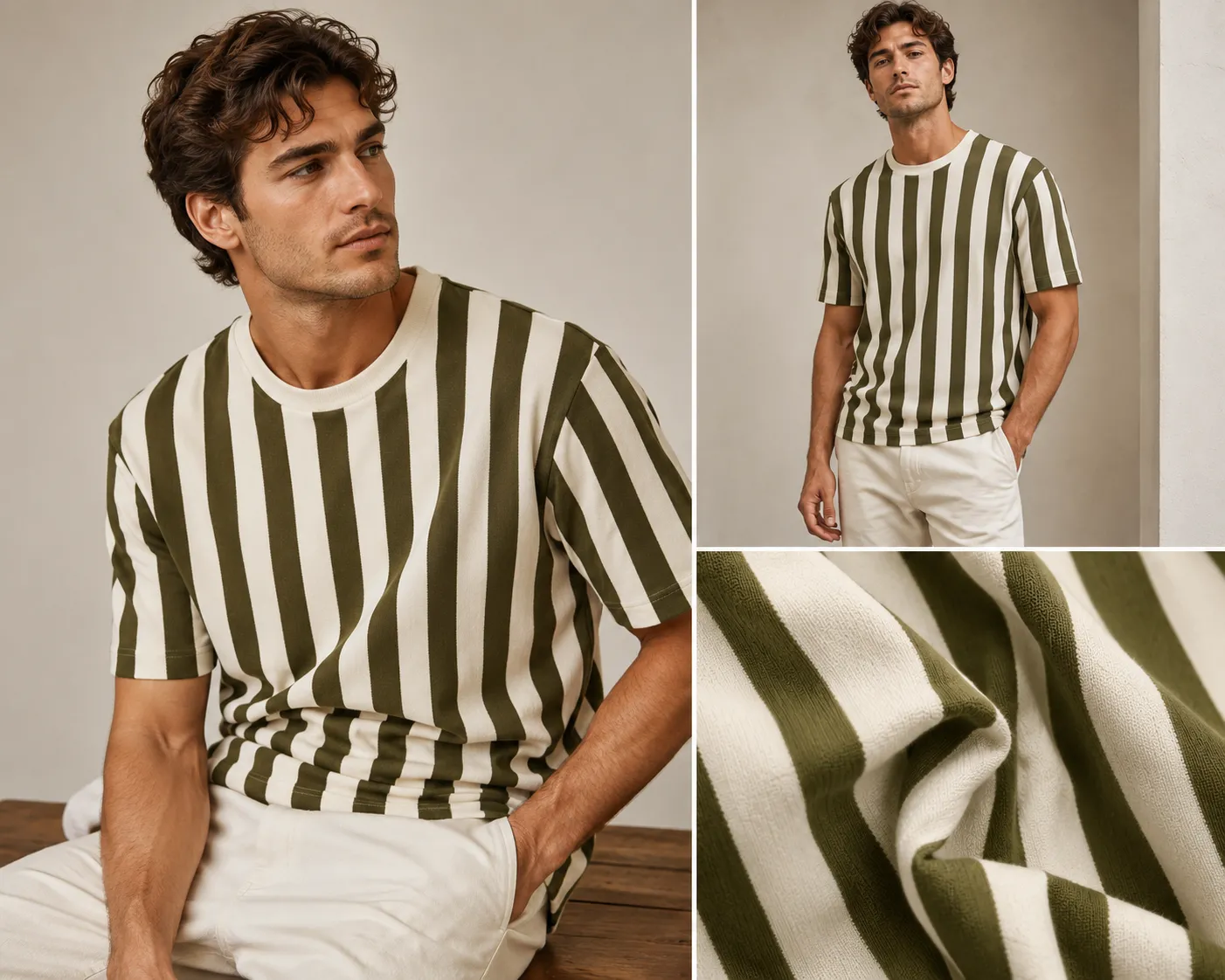 MQ Premium Stripe™ Interlock 240gsm