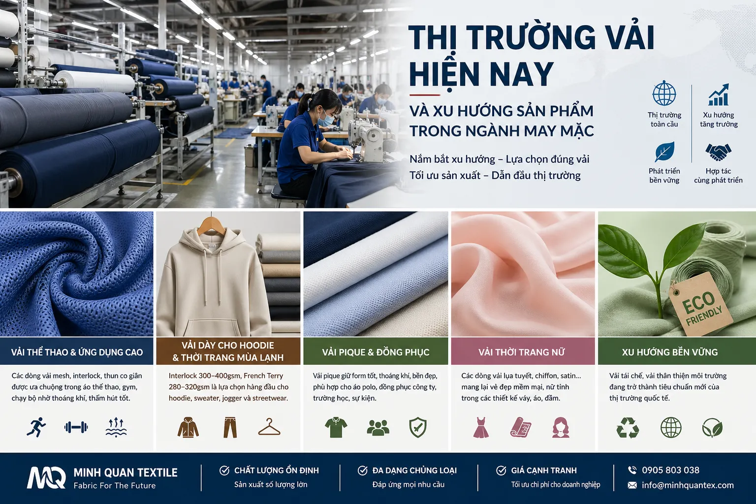 XU HƯỚNG THỊ TRƯỜNG VẢI