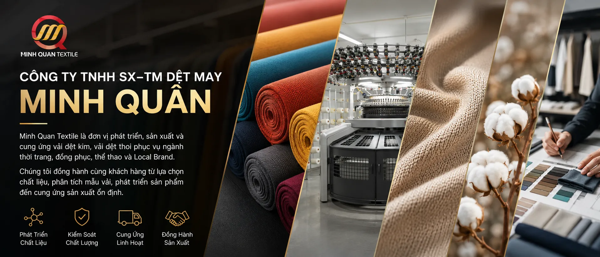 Minh Quan Textile - Phát Triển Chất Liệu Và Cung Ứng Vải